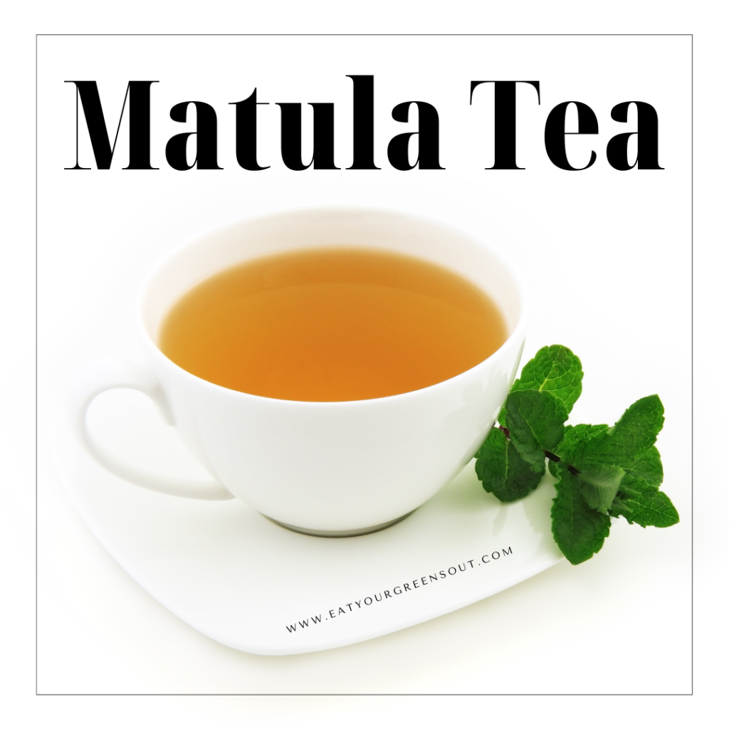 Matula Tea for H. pylori treatment